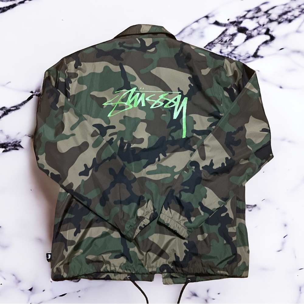 Stüssy Camo Cruize Coach Jacket!